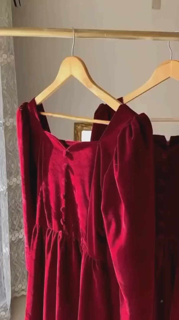 New Arrival Velvet Frock